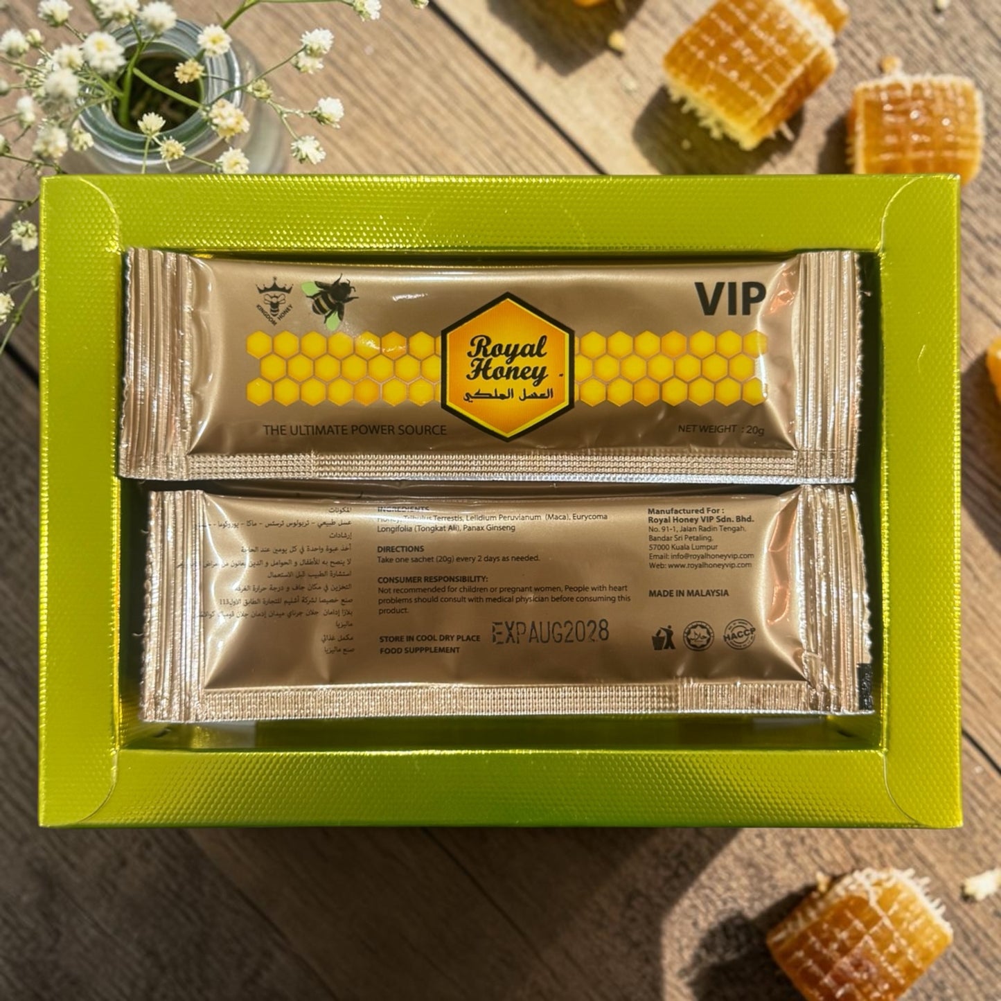 Premium Honey - 12 Sachets - 20 Grams